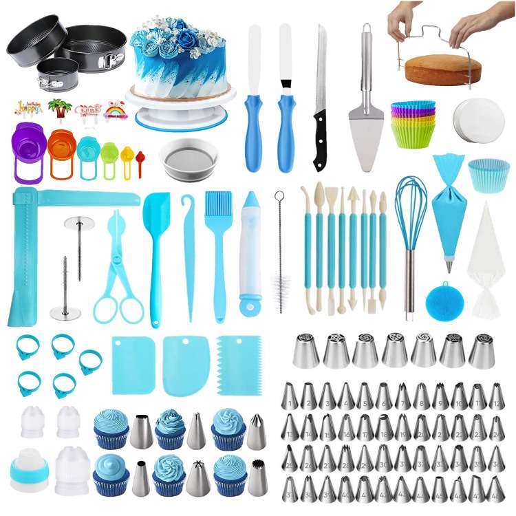 330件套烤盘转台套装 翻糖工具烘焙套装裱花工具烘焙用具蛋糕模具,电子元器件市场,其它元器件,淘宝优惠券,粉丝福利购,淘宝优惠卷