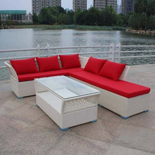 户外藤椅沙发室外天台休闲藤艺家具别墅庭院双人藤编藤条沙发组合