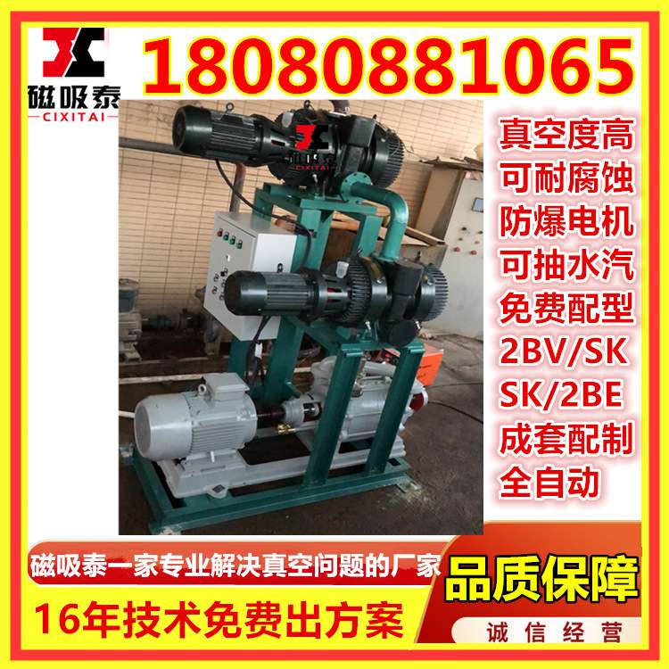 JZJ2B70-2.1水环真空机组ZJP70-30罗茨增压泵2BV5110真空泵5.85KW