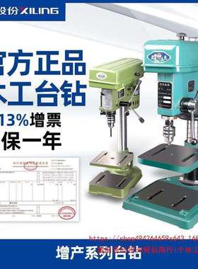 西菱台钻小型220v 工业级家用16mm钻床多功能木工精密Z516/Z4116B
