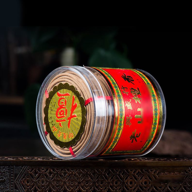 老藏香家用盘香檀香片盘香山60室内熏香 时小用品天然4