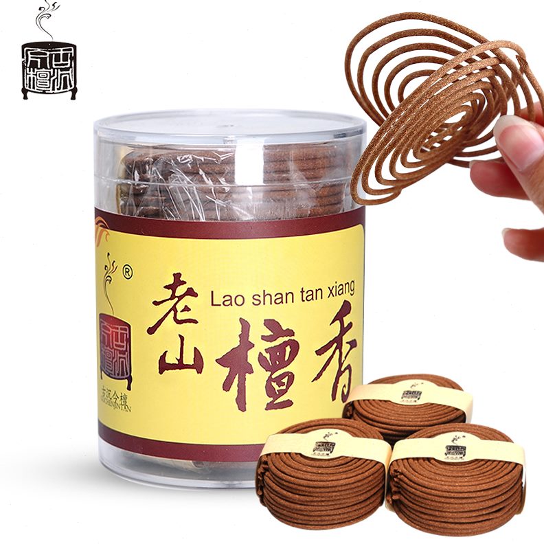 天然料檀香盘香时小佛香老办公古 2休闲老沉今檀 山室内熏香天然