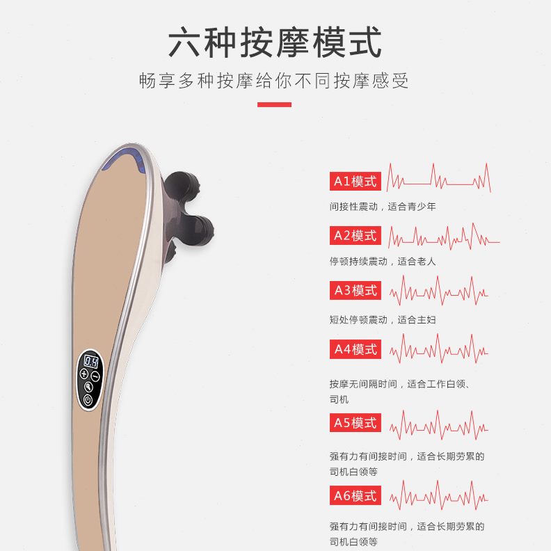 振动颈部手持家用电动敲打放腰部全身肩部多功能松按摩锤