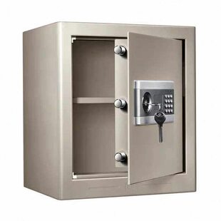 保险箱明钢45管密码锁保险柜家用小型 办公保cm 泽之全电子箱