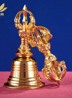 纯铜杵金刚身铃杵 密宗纯铜随身金刚五铃半光手工股铃杵套迷你