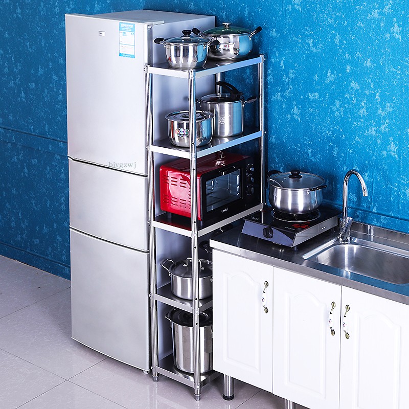 宽20cm收纳架六层冰q箱侧夹缝不锈钢置物架宽25厘米厨房浴室墙角