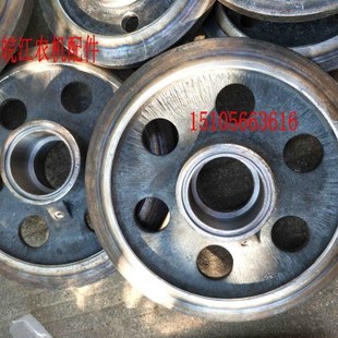 艾禾新款导向轮张紧轮无螺丝孔加大轮子不易掉履带轮子花边履带轮