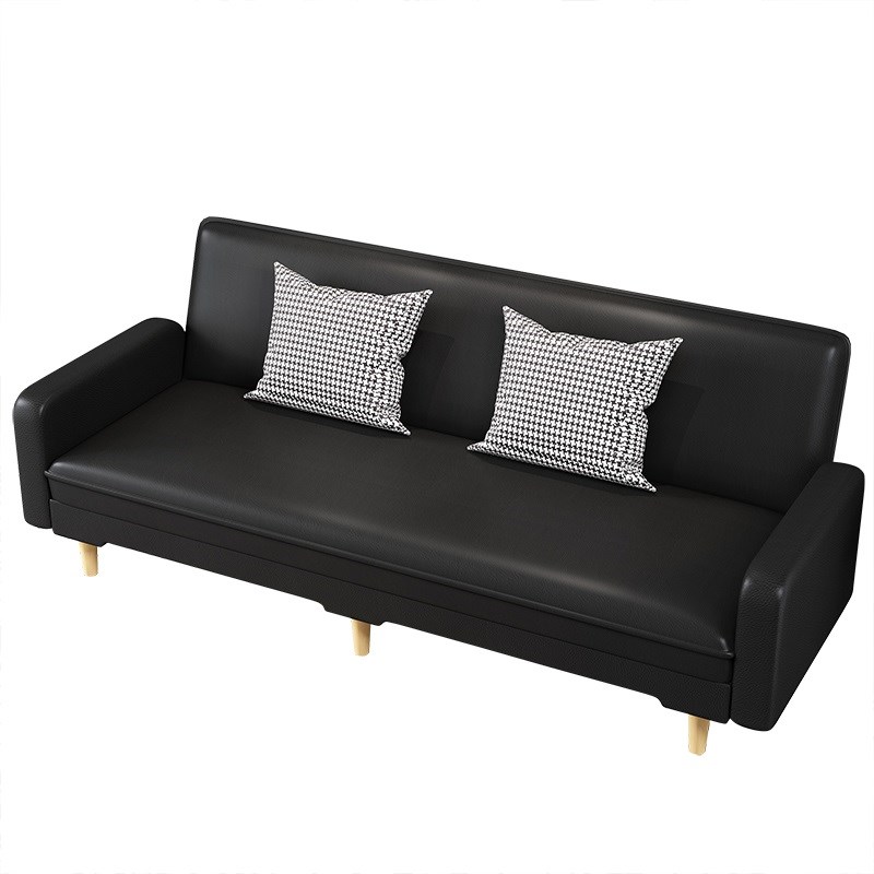 租房阳台沙发床PU皮沙发床单人小户型双人简易折叠沙发床两用公寓