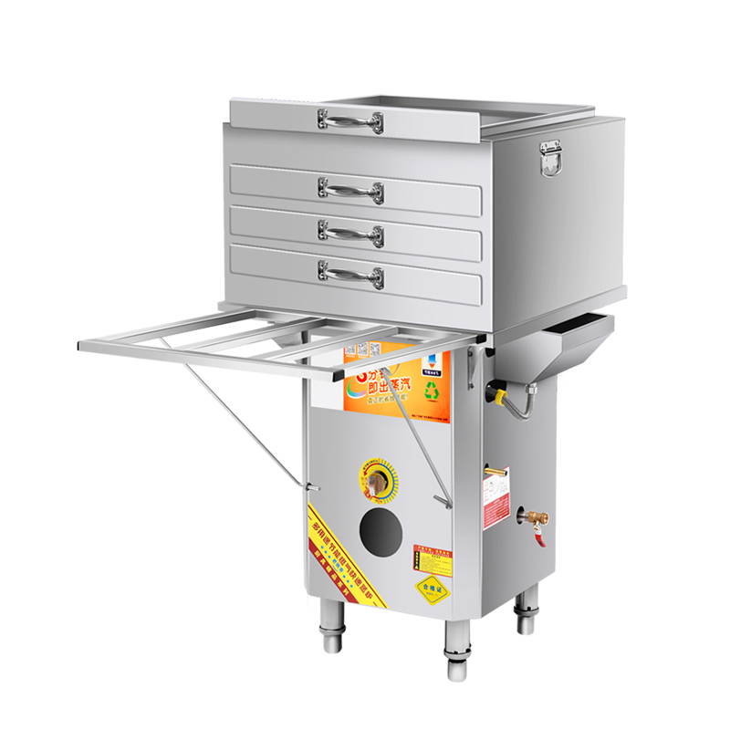 广东石磨肠粉机商用摆摊店铺机新款蒸粉机云浮肠粉机蒸炉蒸箱