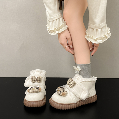 小个子保暖棉鞋女生款加厚雪地靴