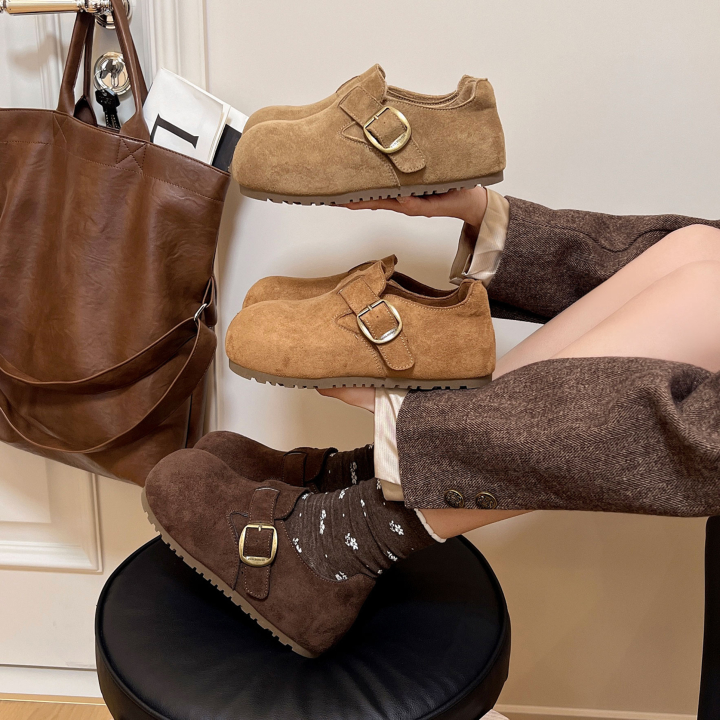 2025新款冬季保暖女生棉鞋子女款