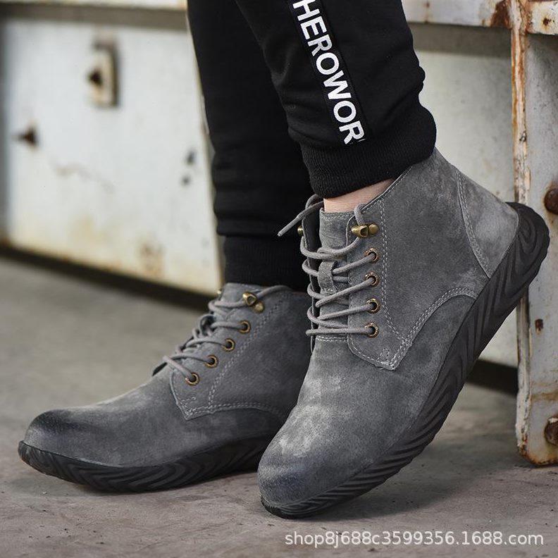 安全劳保鞋头电男工作女工地砸软底防护透气钢穿焊工防轻便刺舒适