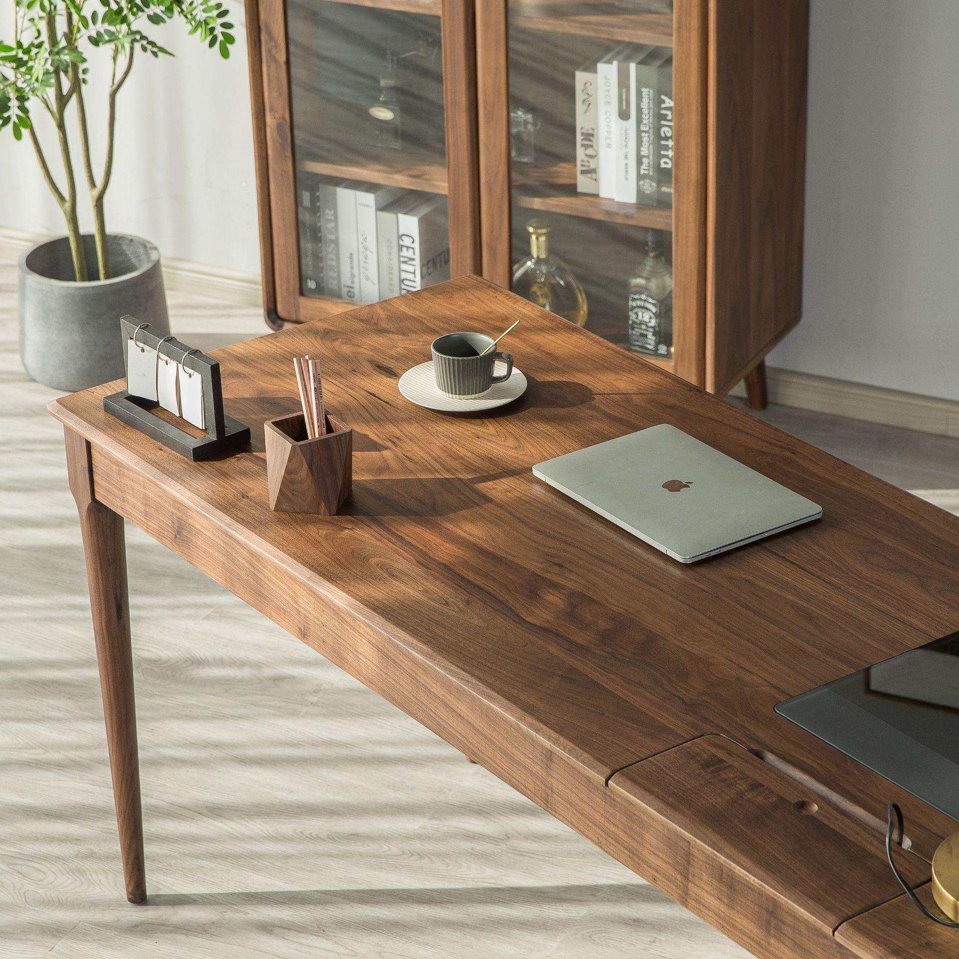 现代简约原木书桌北美黑胡桃全实木电脑桌轻奢小户型写字台办公桌,农机/农具/农膜,其它农用工具,淘宝优惠券,粉丝福利购,淘宝优惠卷