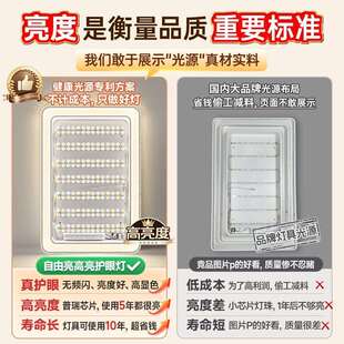 大尺寸主客厅长方形led吸顶灯2025年新款超亮护眼全光谱灯具