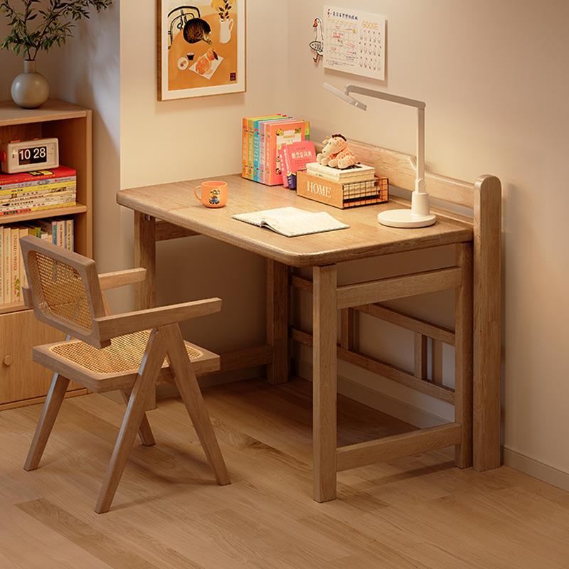 实木折叠书桌学生家用卧室简易桌子床边写字桌学习桌电脑桌办公桌