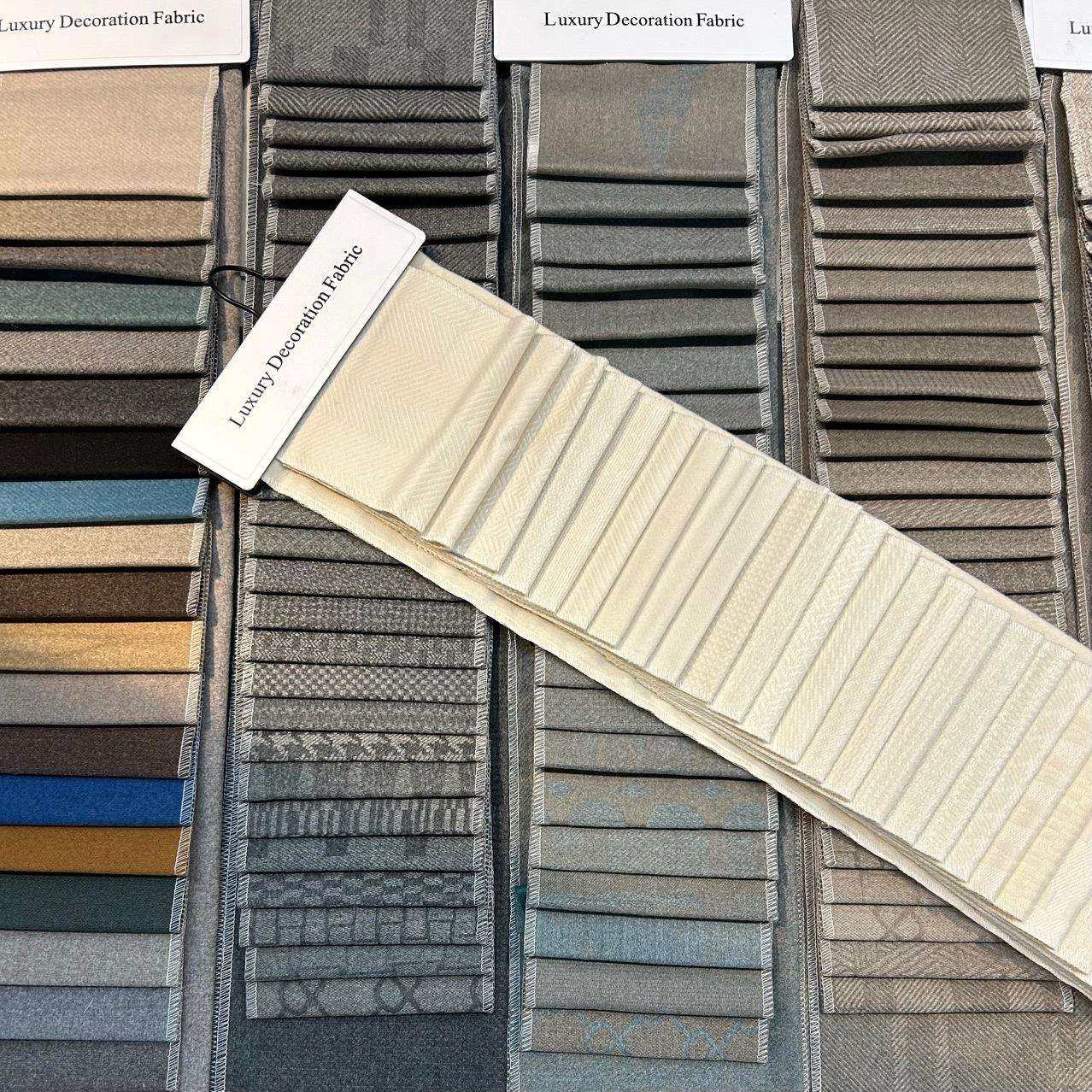 样本羊毛18%wool羊绒吊卡窗帘布 8 versions of curtain samples