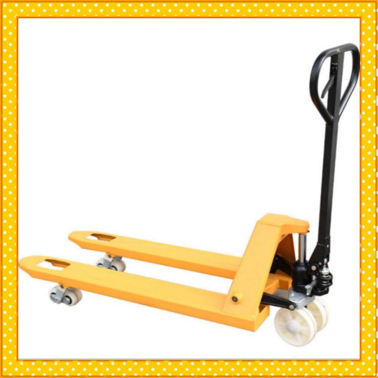 现货厂价销售3吨叉车手动液压搬运车 手拖车 托盘车 地牛液压叉车