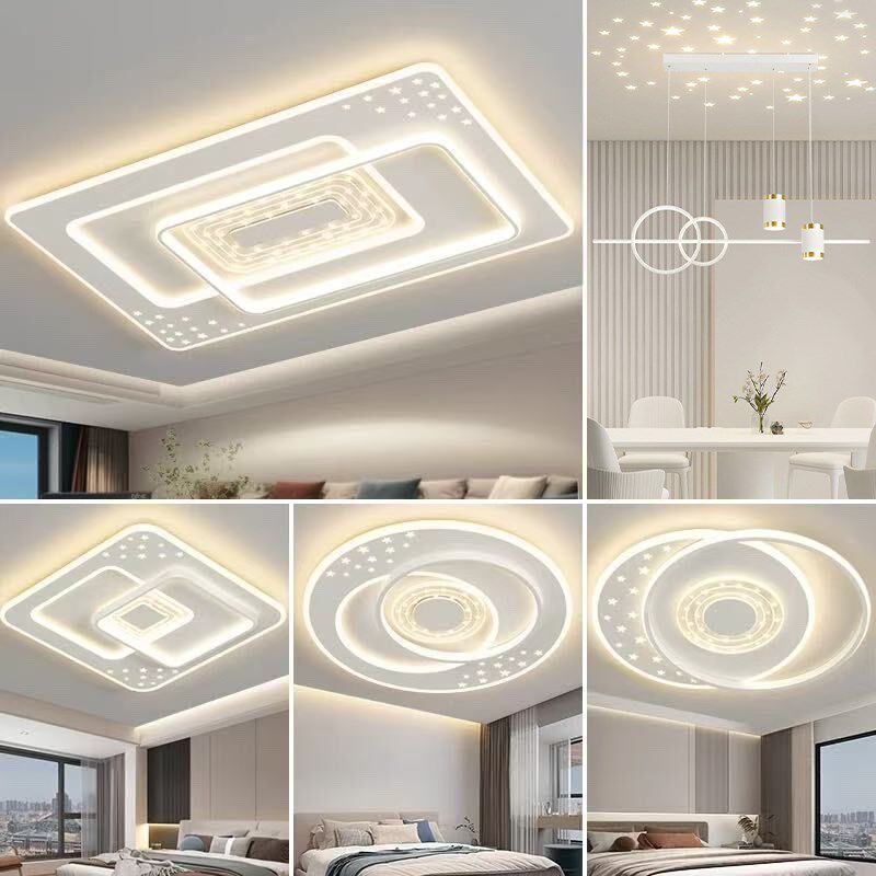 2025新款客i厅灯吸顶灯现代简约主卧室灯饭厅灯具广东中山全屋套