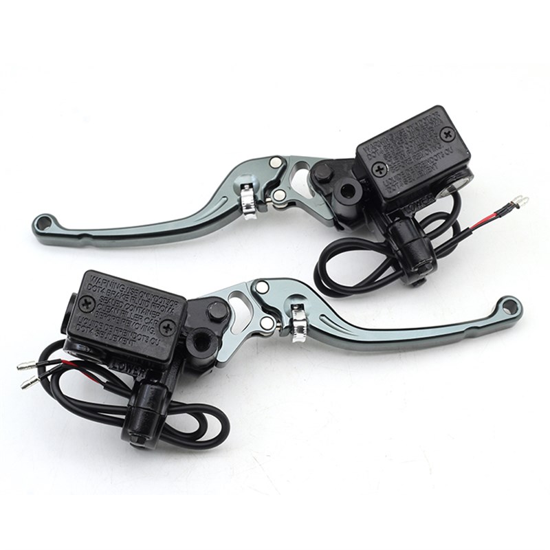 深远T300电动车刹车上泵制动碟刹泵CNCK滚轮可调手柄下出油左右泵