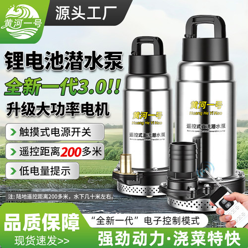 全新第3代3.0黄河一号12V24V水泵