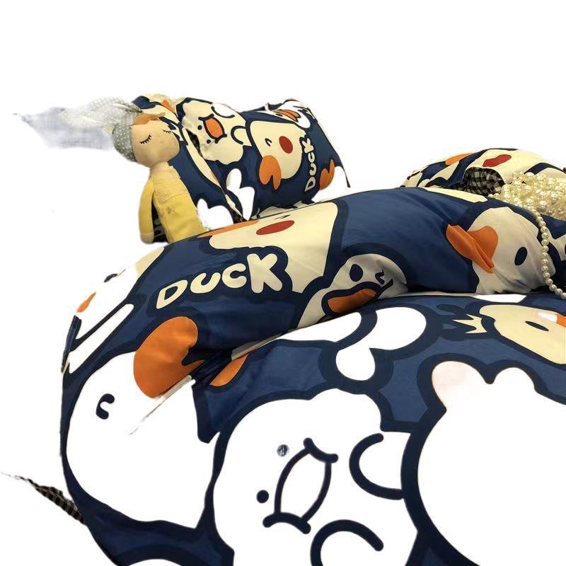 床品四件套四季床单被套女学生宿舍单双人床三件套被子床上用品