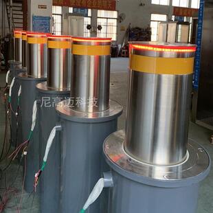 尼高迈自动液压升降柱 广州大厦遥控升缩地桩 学校防恐防撞升降柱