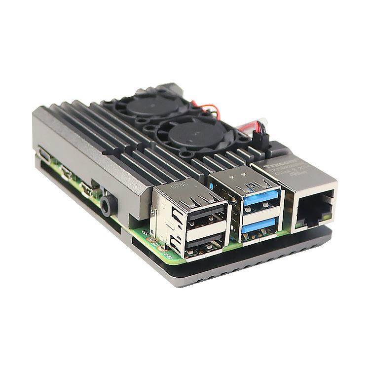 4代外壳RS02带双风扇87x56x25MM工程盒控制盒仪表仪器外壳