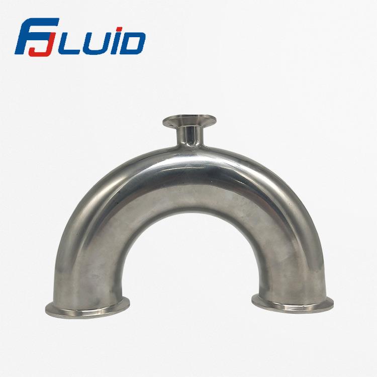 异径非标U型三通304焊接U型管弯管不锈钢快卡316单快装U型弯头
