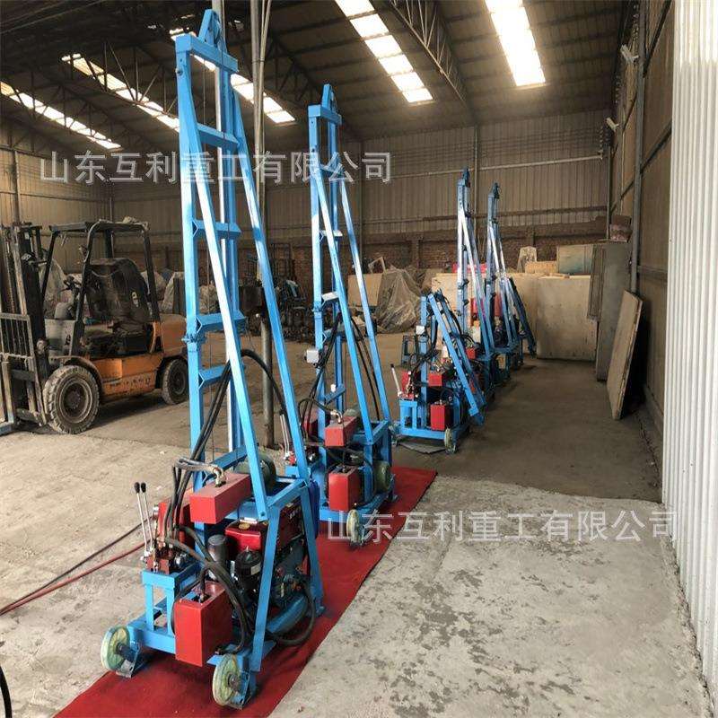 小型打井机 灌溉钻井机 民用打孔探勘机 岩石钻机 空气柴油钻机