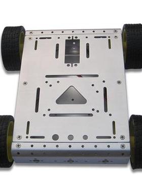 智能小车底盘4WD金属小车轻量搬运机器人寻迹避障小车