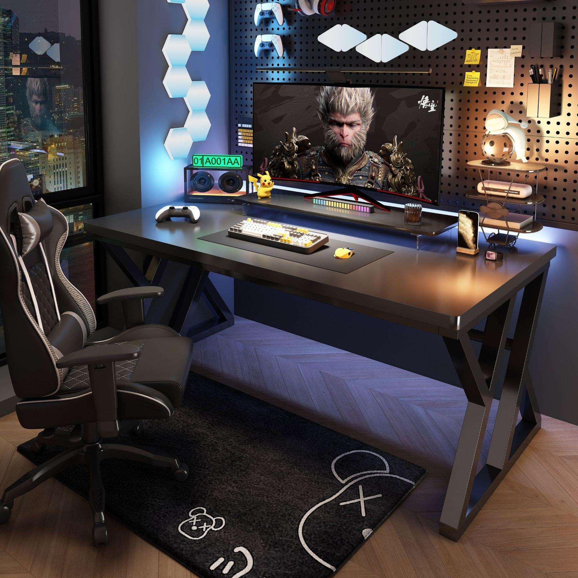 电脑桌小型台式电竞桌卧室家用办公桌简约现代办公专用床边桌子