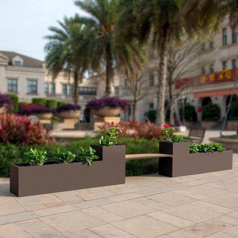 户外镀锌板坐凳花箱组合市政公园铁艺简约休息椅子花盆不锈钢花坛,鲜花速递/花卉仿真/绿植园艺,割草机/草坪机,淘宝优惠券,粉丝福利购,淘宝优惠卷