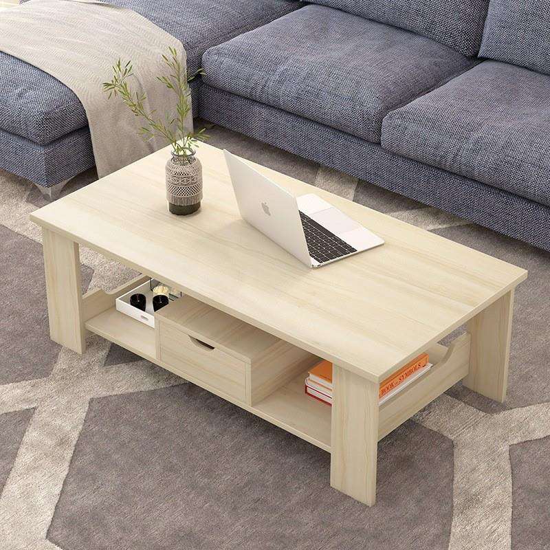 实木茶几可折叠现代创意简约餐桌两用简易茶几小户型长方形矮桌子