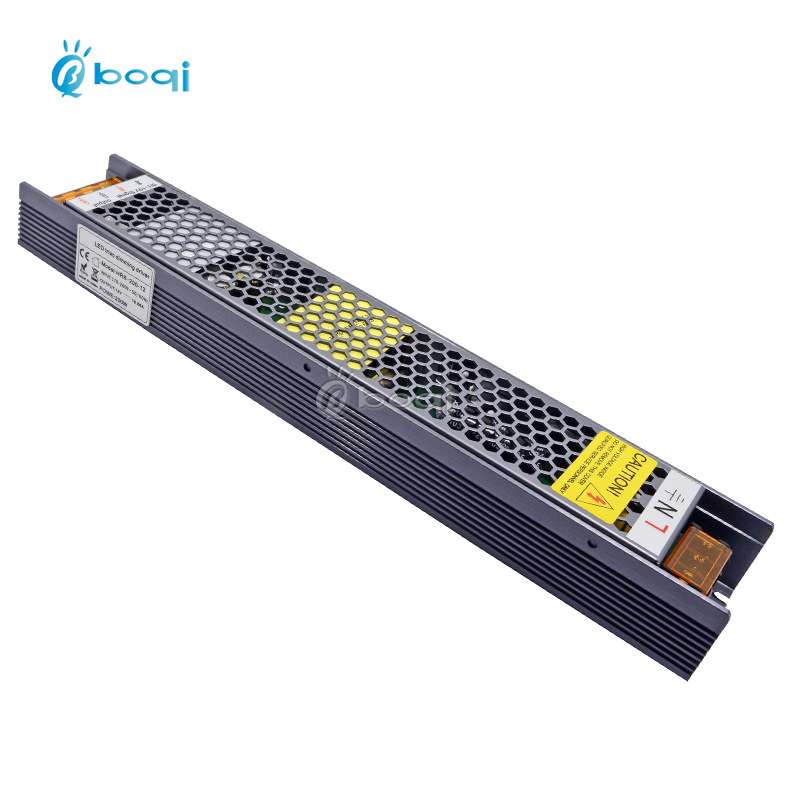 BOQI12V24V200Wled调光恒压电源灯带灯条可控硅0-10V调光开关电源