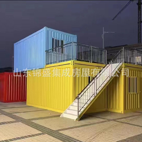 集装箱移动房屋创意设计咖啡厅网红民宿景区接待酒店酒馆创意街景