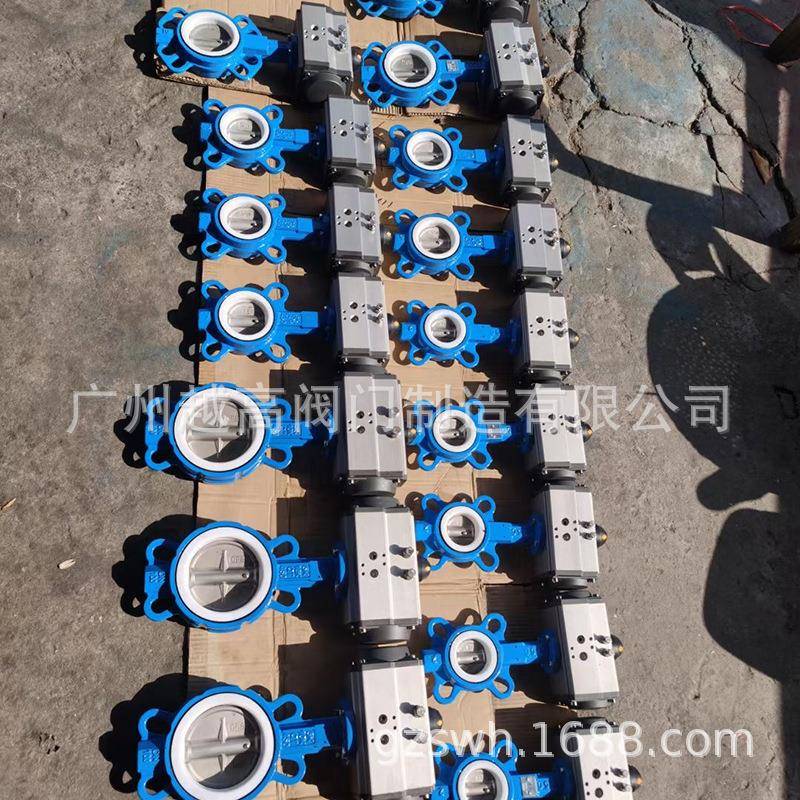 D971X电动对夹式蝶阀 电动衬胶蝶阀 电动软密封蝶阀 电动开关阀