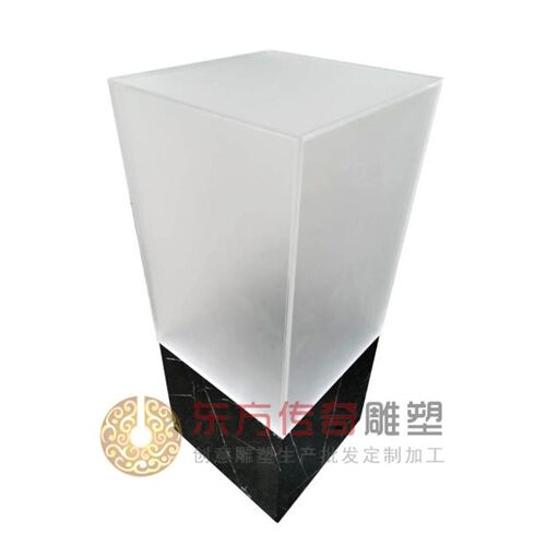 现代简约摆件工艺品底座磨砂亚z克力摆台水晶亚克力展台装饰台磨