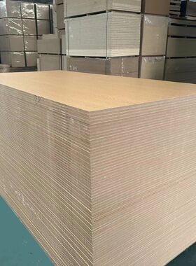 木纹双面免漆板装饰办公家具橱柜展示柜货架18Omm毫米贴面板纤维