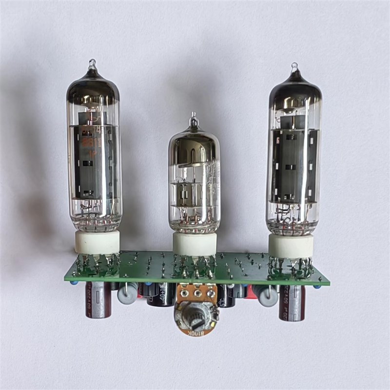 超小迷你版【6N2推6P14】电子管胆机功放板双声道10cm*7cm包教会