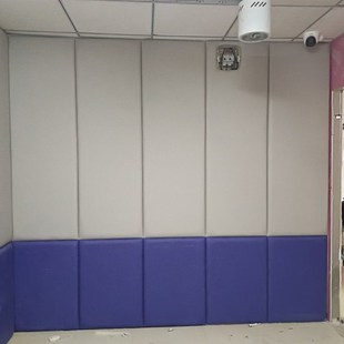 宣泄室留置室防撞阻燃软包定制办案区询问室防水隔音板谈话室吸音