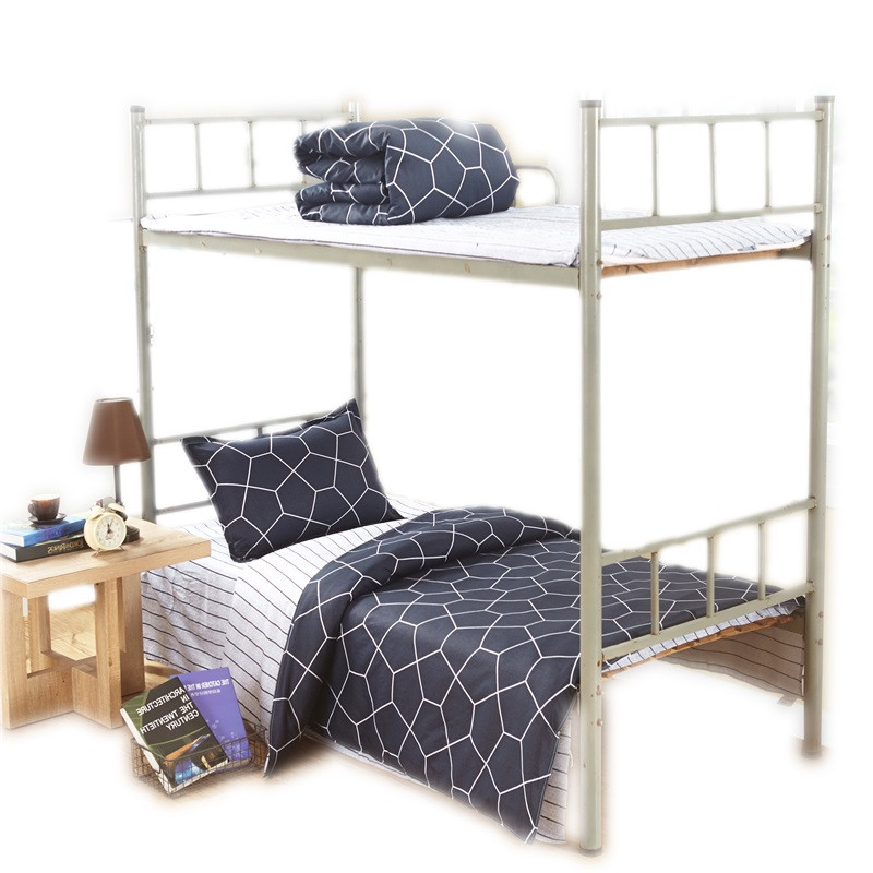 学生宿舍单人床被套床单简约三件套被子褥子枕芯0.91.2米床上用品