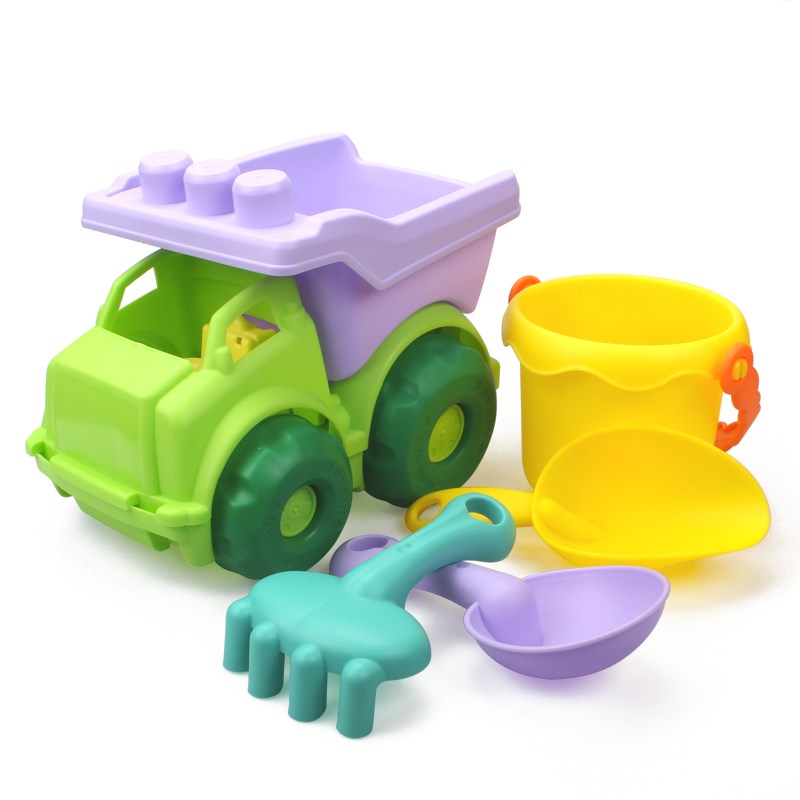 软胶沙滩玩具套装儿童洗澡玩具小孩戏水挖沙子宝宝铲子沙漏工具