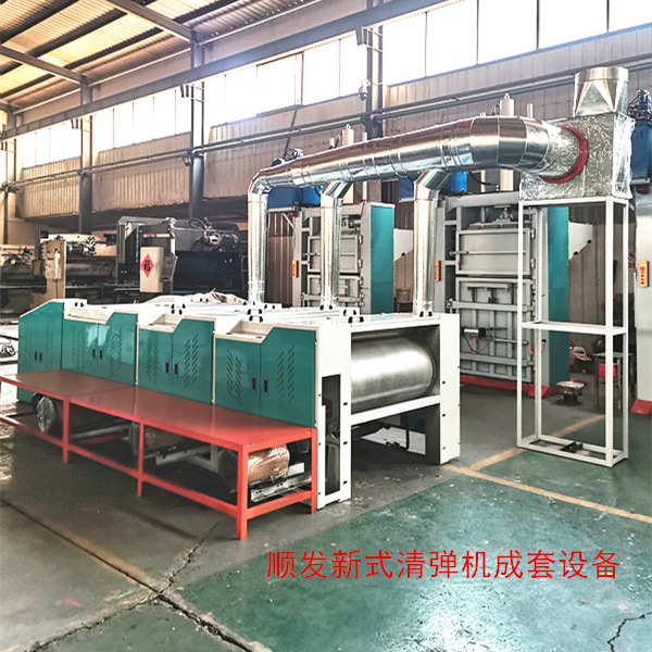 顺发棉机供应棉花加工设备 纺织废料清弹机 弹花机 边角料清弹机