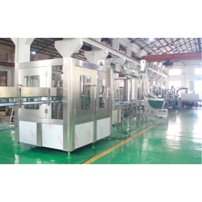 直线式灌装机 全自动灌装机 全自动调配饮料灌装设备 4000瓶水线