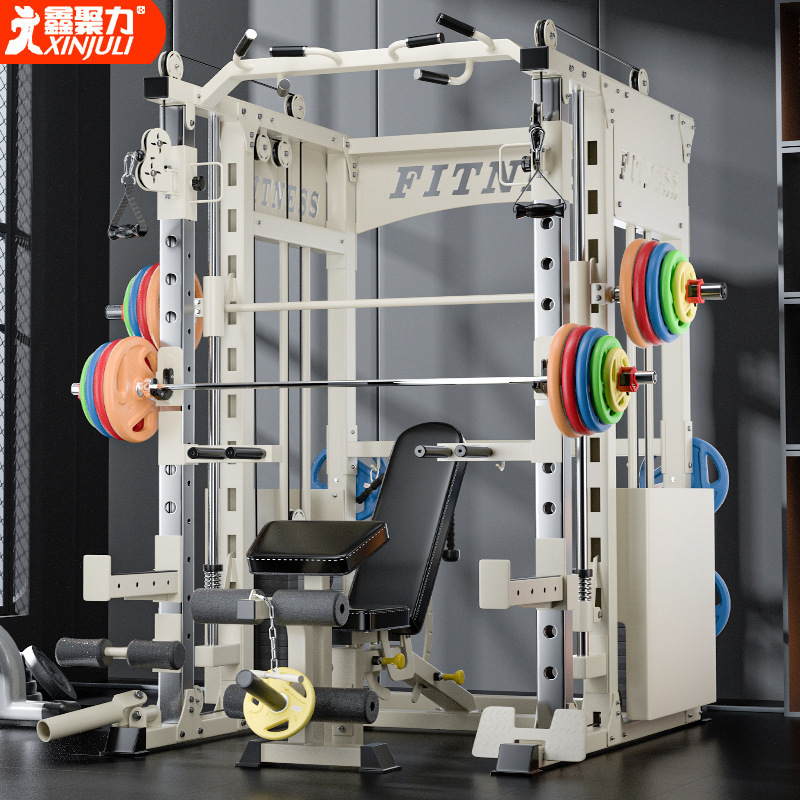 史密斯机综合训练器多功能组合家用飞鸟卧推架健身器材深蹲龙门架