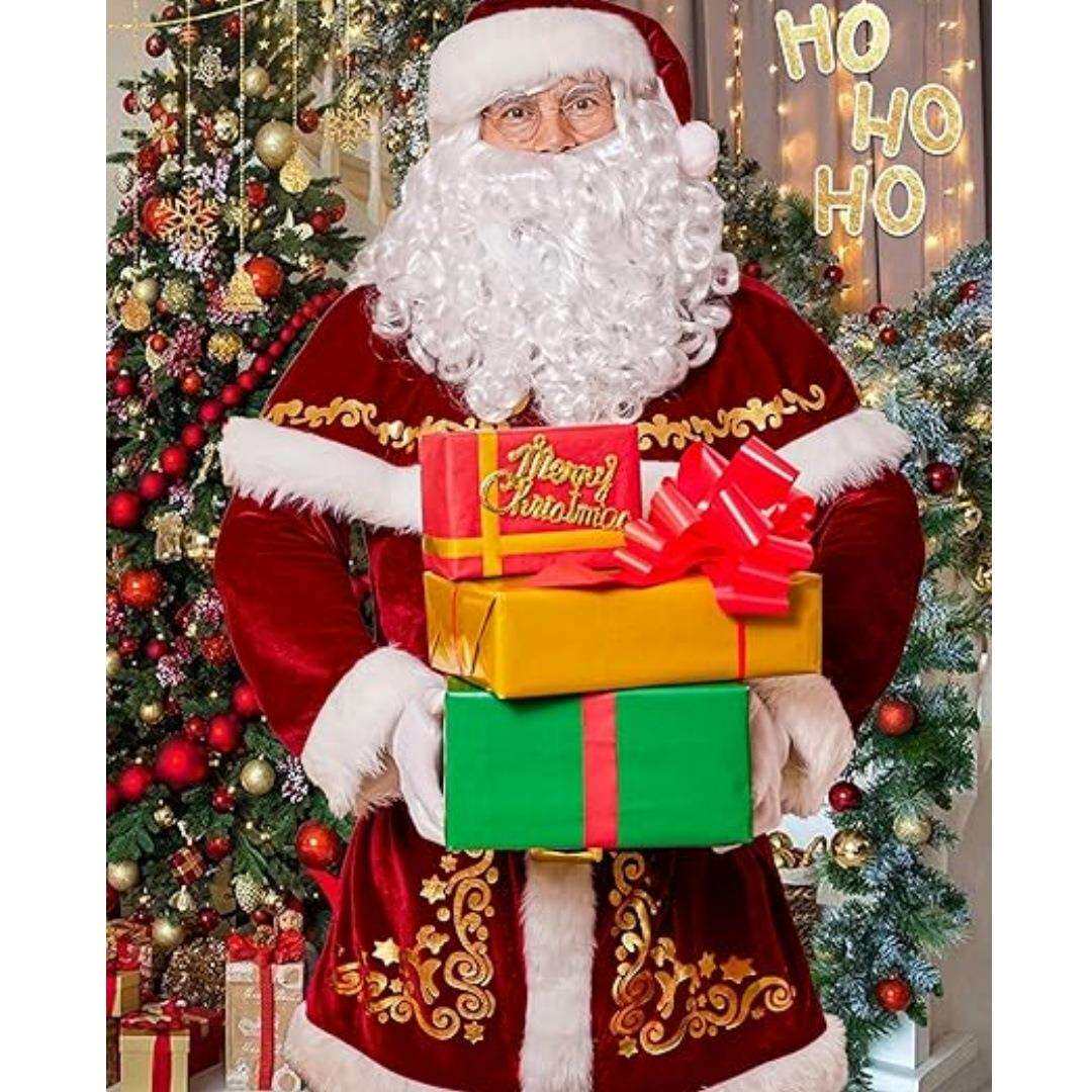 圣诞节圣诞老人服装演出服圣诞服装舞会表演服 cos演出服角色扮演