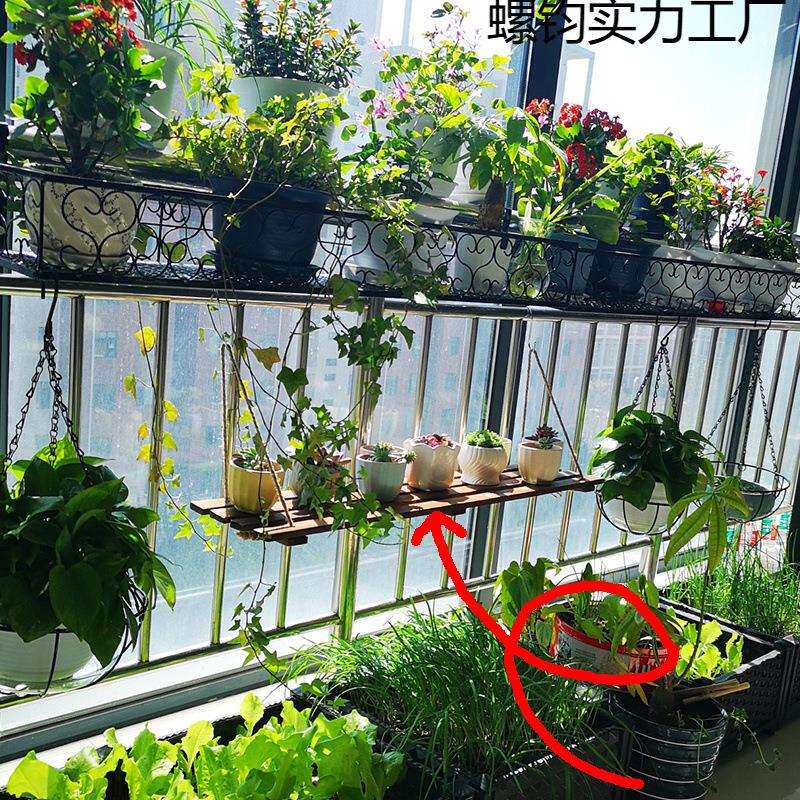 阳台栏杆花架悬挂窗户置物架防盗窗挂式多肉花架室内窗台置物搁