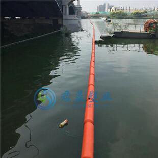 拦河道垃圾浮体拦网_直径20cm拦污浮体