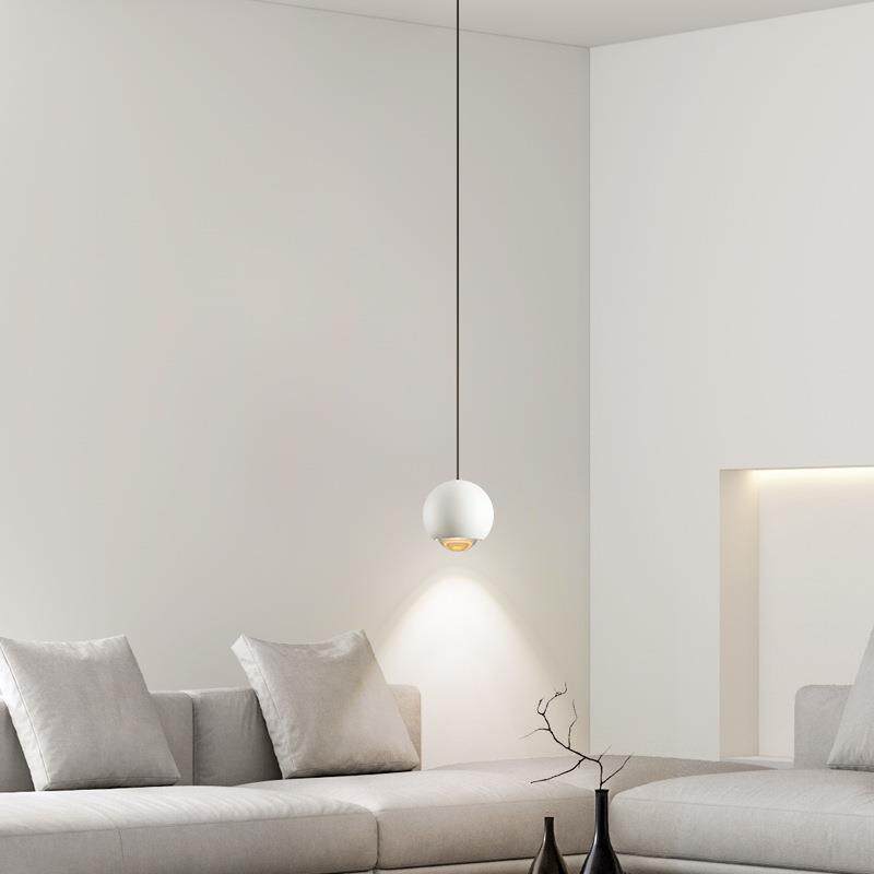 卧室 床头灯 现代极简北欧创意个性小吊灯简约阳台客厅轻奢吊线灯