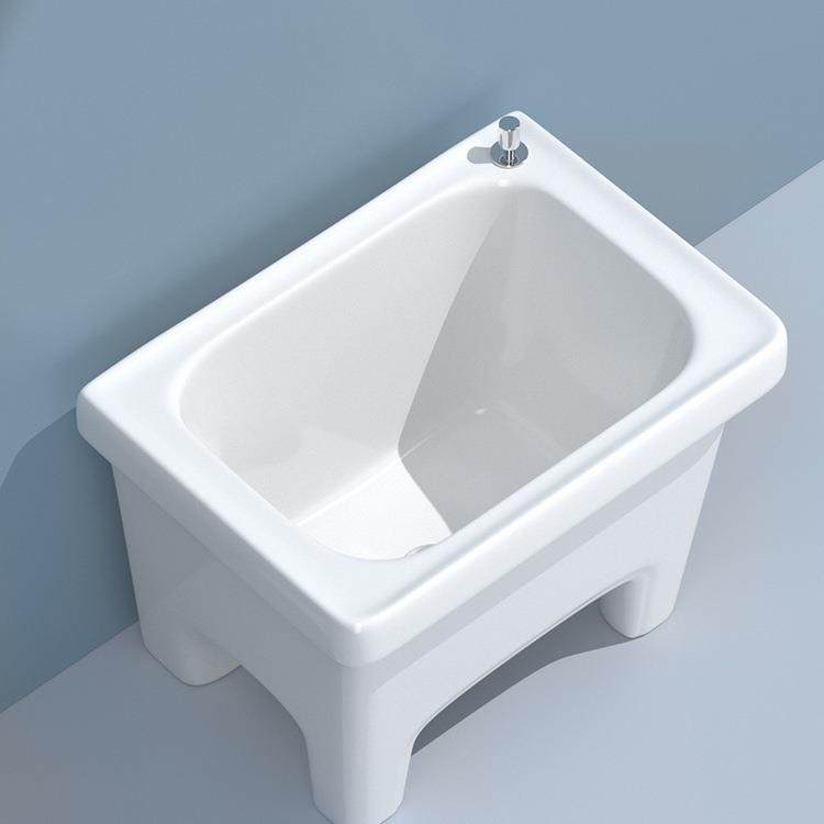 莫纳柯阳台拖把池陶瓷拖布池洗地盆水池槽家用拖把盆卫生间落地式,鲜花速递/花卉仿真/绿植园艺,割草机/草坪机,淘宝优惠券,粉丝福利购,淘宝优惠卷
